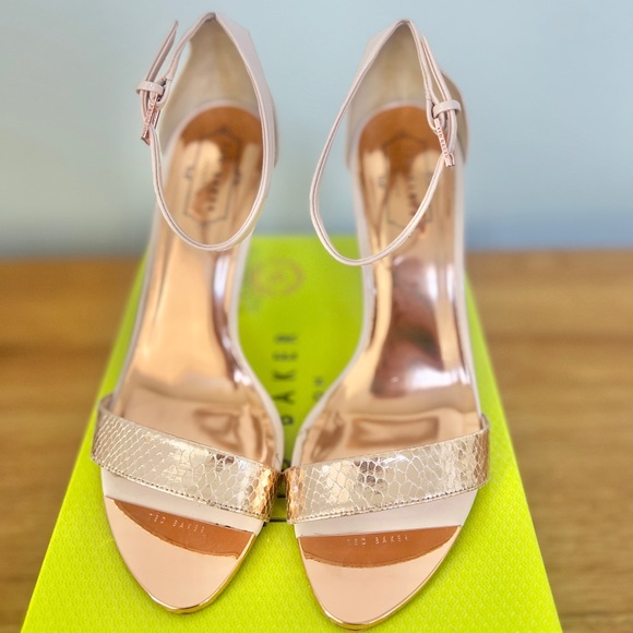 Ted Baker ankle strap stilettos - Picture 3 of 9